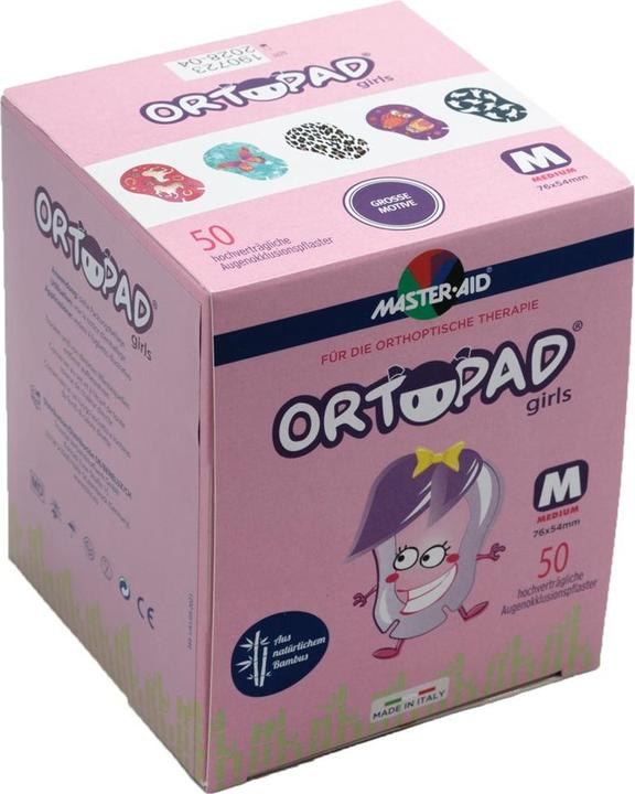 Produktbild Master Aid Augenpflaster Medium Girls 50 Stück (50 x)