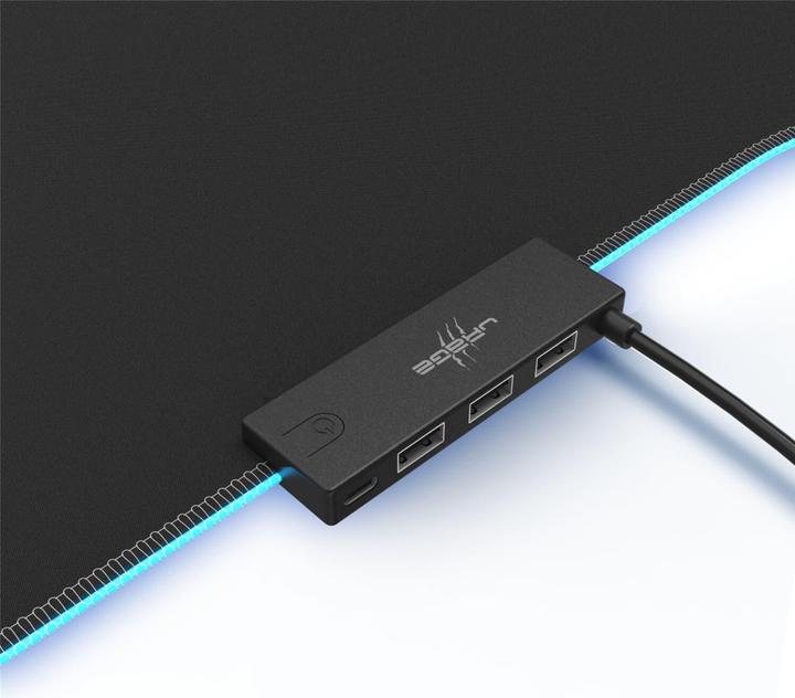 Produktbild Urage Mousepad Gaming-Mauspad "Lethality 450 Illuminated", schwar (XXL)