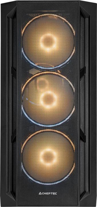 Actual product image Chieftec Apex Lumo GA-01B-L-OP (black, tempered glass) (ATX, mATX, Mini-ITX, E-ATX, SSI EEB, SSI CEB, uATX)