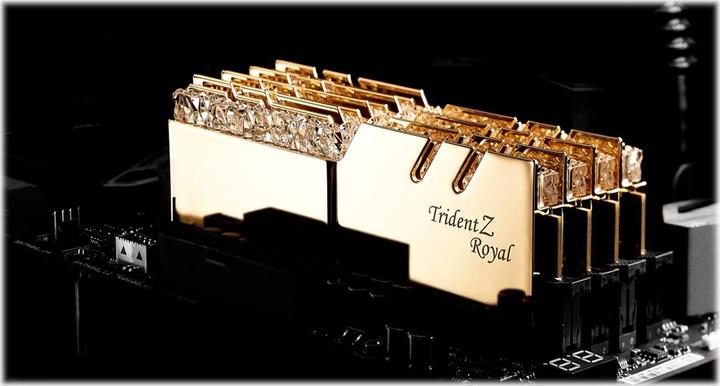 Image du produit G.Skill TridentZ Royal 64GB DDR4 3600-14, (8x8GB), F4-3600C14Q2-64GTRGB (8 x 8GB, 3600 MHz, RAM DDR4, DIMM)