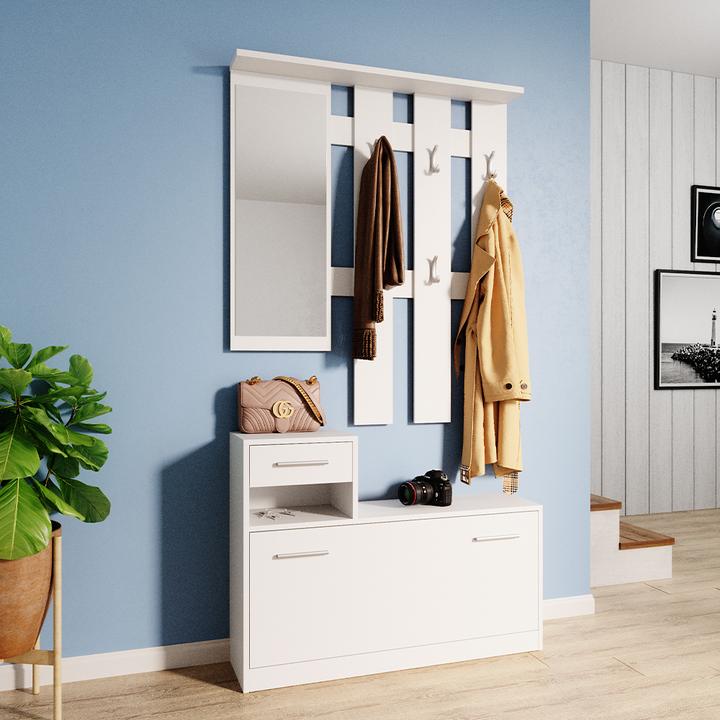 Image du produit Vichy Garderobe Billy, Weiss, 100 x 111.6 cm