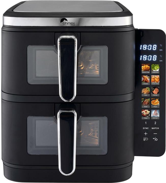 Produktbild Ohmex Doppelte Heissluft-Fritteuse FRY-5502AIR