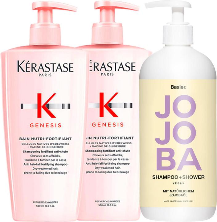 Kérastase Genesis Bain Nutri-Fortifiant Bundle (1000 ml, Liquid shampoo)
