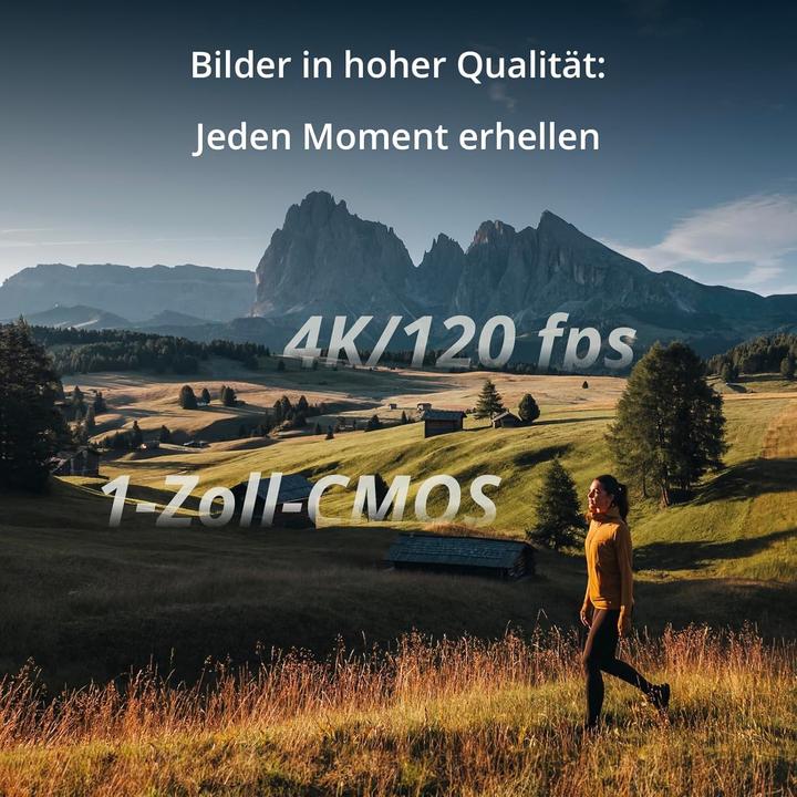 Produktbild DJI Osmo Pocket 3 Kreativ Bundle mit 4K Vlog Kamera (120p)