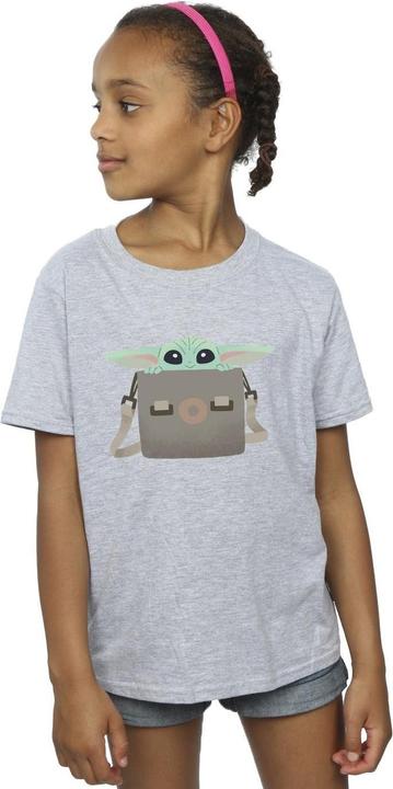 Image du produit Star Wars - T-shirt THE MANDALORIAN GROGU LUGGAGE - Fille (128)