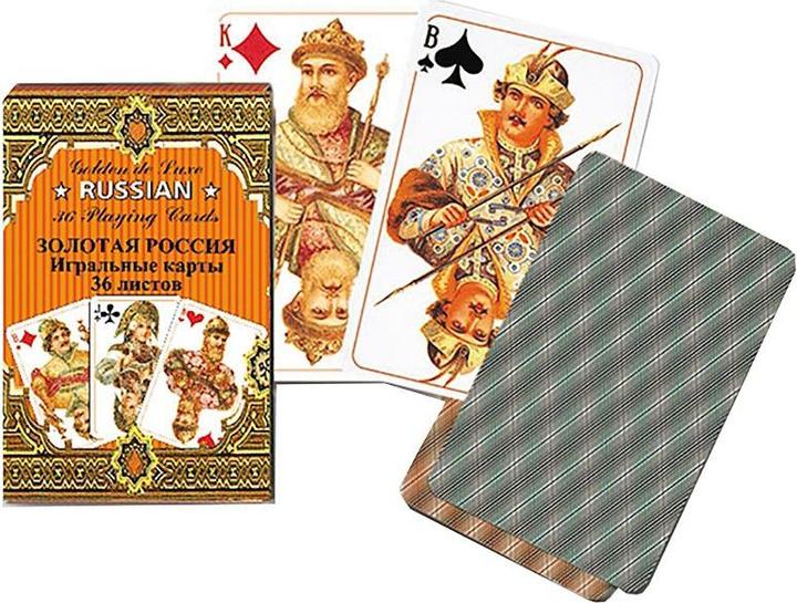 Image du produit Piatnik Cartes russes en or (Italien)