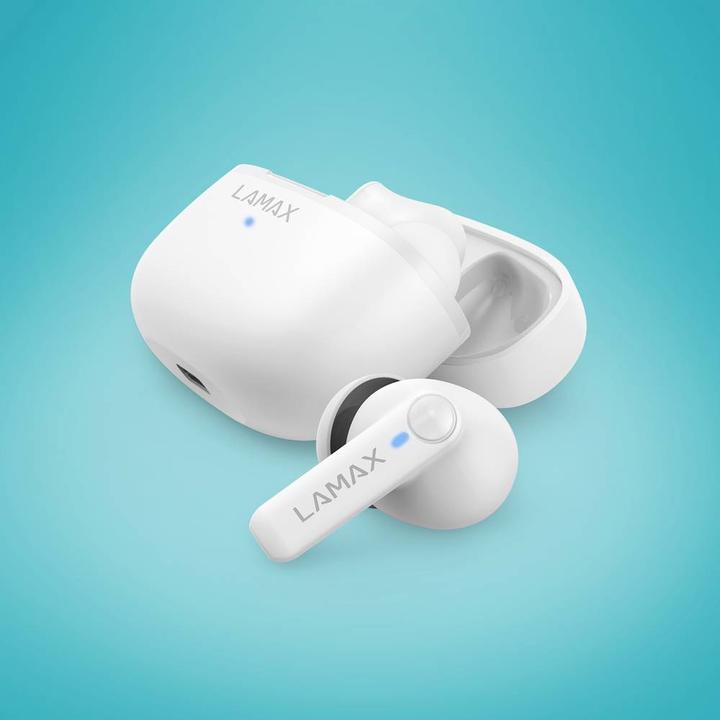 Immagine prodotto Lamax Clips1 Play Cuffie wireless In Ear Call/Music USB Type-C Bluetooth Bianco (35 h, Senza fili)
