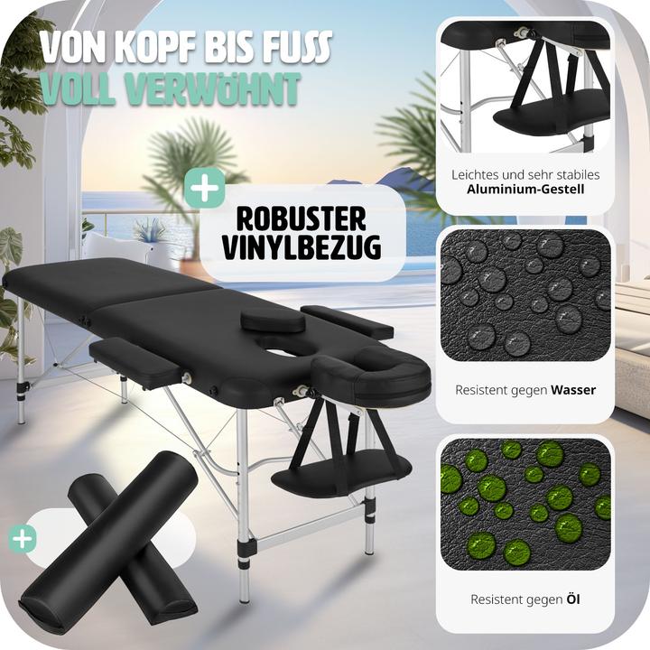 Image du produit tectake Table de massage 2 zones