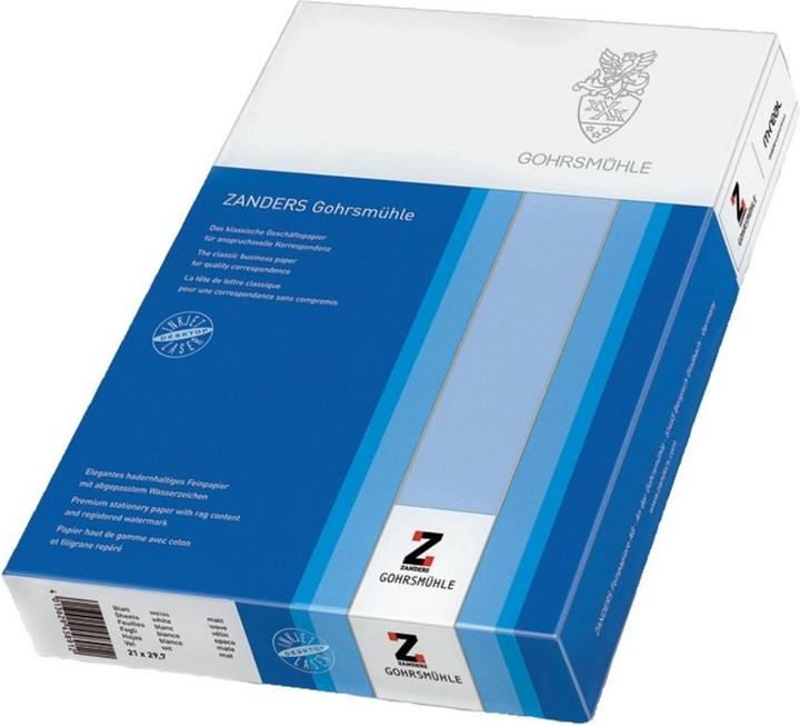 Immagine prodotto Zanders Carta intestata Gohrsmühle 88020104 DIN A4 bianco 500 fogli/confezione. (1 pz.)