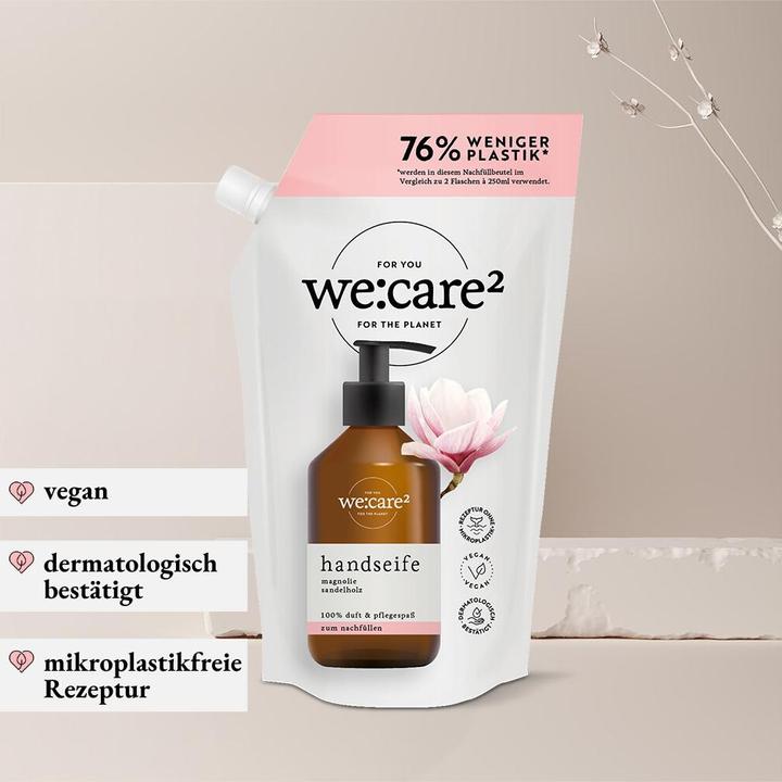 Image du produit we:care2 Nachfüllbeutel Handseife (Savon liquide, Recharges, 500 ml)