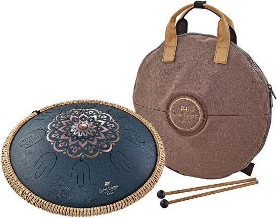 Actual product image Meinl Octave Steel Tongue Drum - D-Amara - Blue Engraved (Percussion)