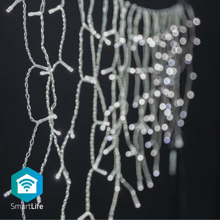 Immagine prodotto Nedis SmartLife LED decorativo | Wi-Fi | Bianco freddo | 400 LED | 8,00 m | Android™ / IOS (0.23 m)