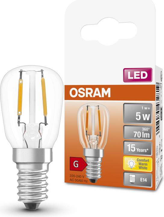 Produktbild Osram LED-Lampe (E14, 1 W, 70 lm, 1 x, G)