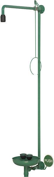 Immagine prodotto B-Safety Doccia di emergenza combinata ClassicLine, vasca di raccolta, doccia di