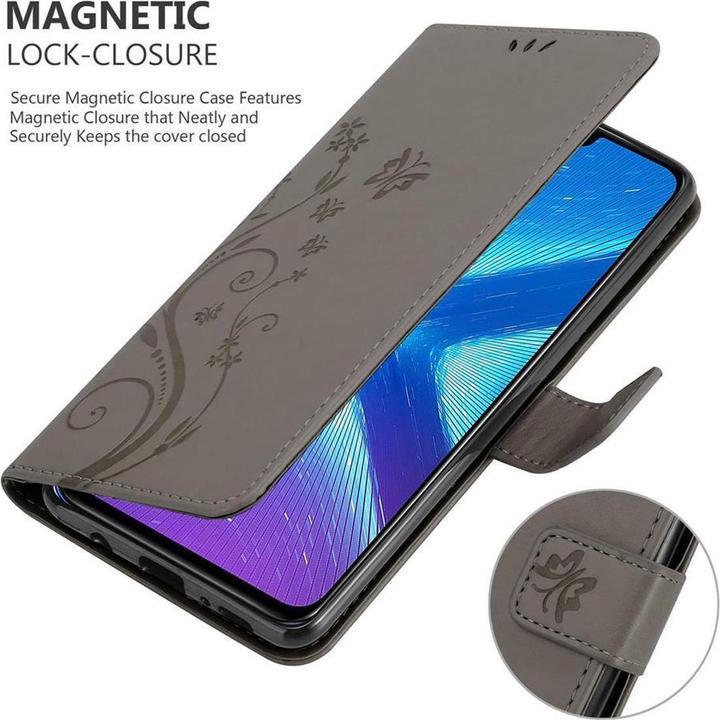 Produktbild Cadorabo Flower Book Cover (Honor 8X)