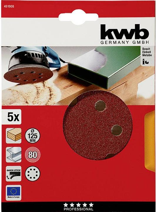 Produktbild kwb Klett-Haftscheiben (80)