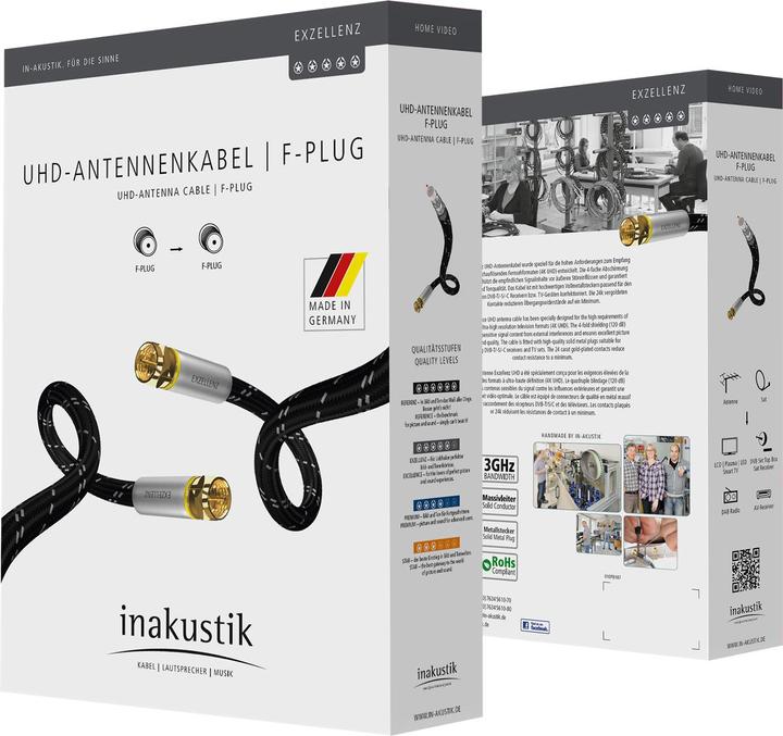 Produktbild Inakustik Exzellenz F-Plug (120 dB, SAT Kabel)