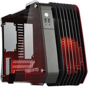 Produktbild Enermax Midi Tower Steelwing rot o.NT (mATX, Mini-ITX)