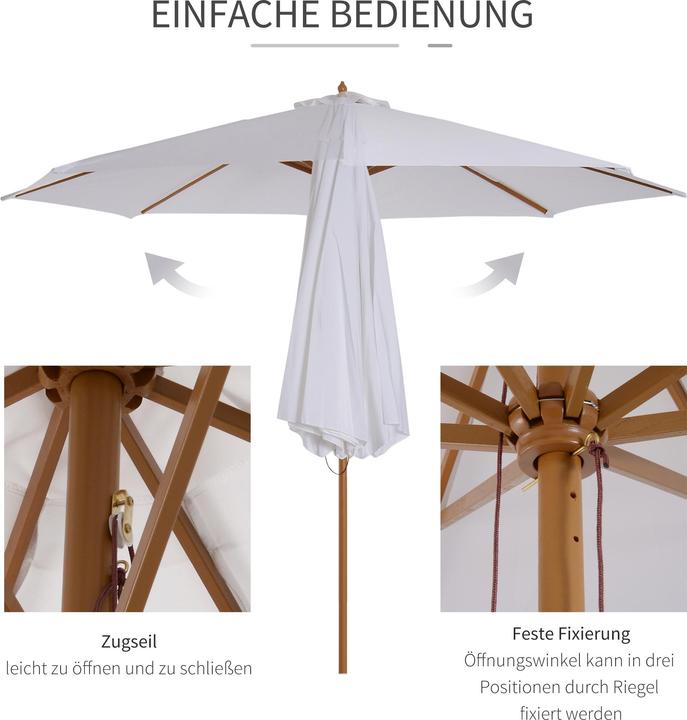 Produktbild Outsunny Sonnenschirm (3 m)
