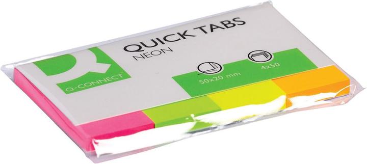 Produktbild Q-Connect Index Marker neon (20 x 50 mm)