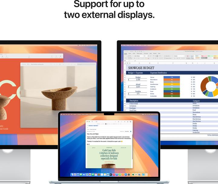 Actual product image Apple MacBook Air - 2025 (15.30", M4, 32 GB, 512 GB, DE)