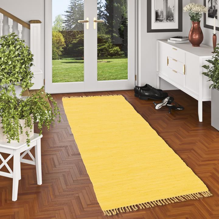 Produktbild Pergamon Baumwolle Natur Teppich Läufer Jolly Cotton (90 x 160 cm)