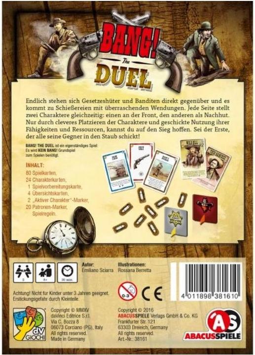 Actual product image Abacus Bang The Duel (German)