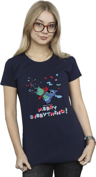 Produktbild Disney Lilo And Stitch Stitch Merry Everything TShirt (L)