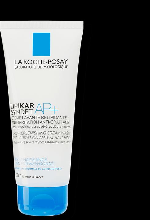 Produktbild La Roche Posay Lipikar Syndet AP+ Rückfettendes Duschgel für extrem trockene auch für neugeborene Babys und Kinder (200 ml)