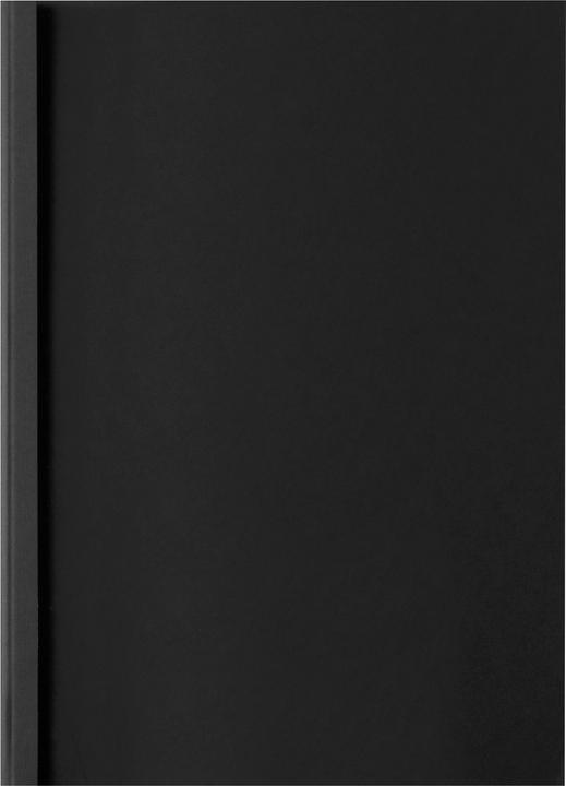 GBC LeatherGrain Thermo-Bindemappen A4 100 Stk. - 3 mm, schwarz