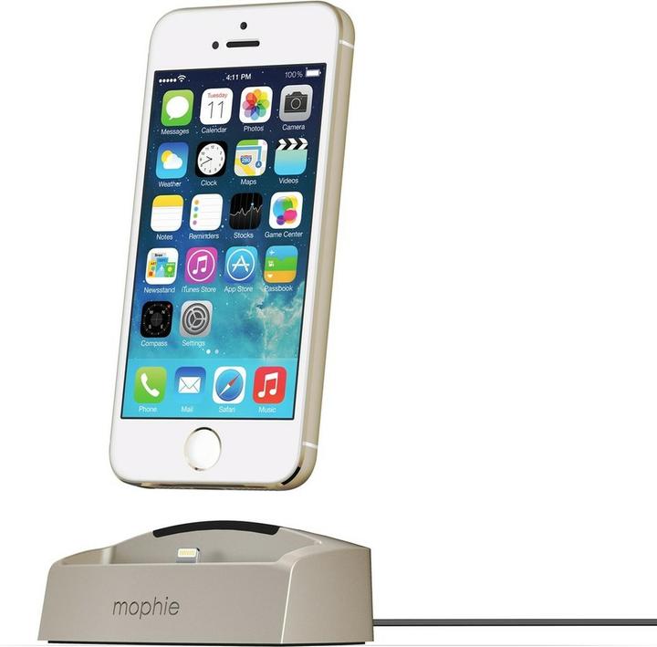 mophie Desktop Charging Dock pour tous les iPhone 5/5S/5C & iPhone 6 (10 W)