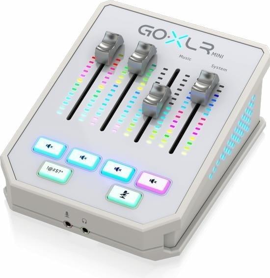 TC Helicon GO XLR Mini-WH Mikser / Sampler pour le streaming (USB)