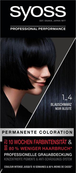 Produktbild Syoss Permanente Coloration (1-4 Blauschwarz)