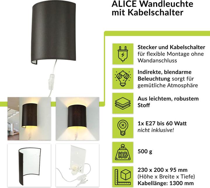 Produktbild Licht-Erlebnisse Alice (E27)