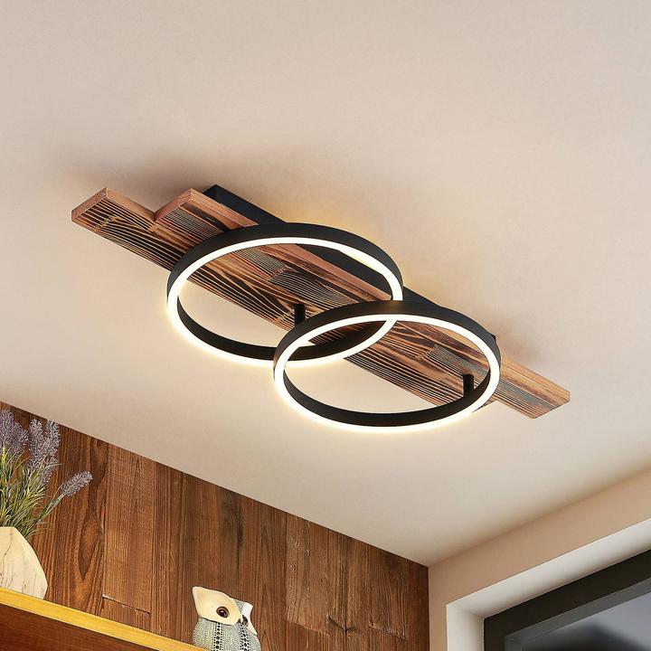 Produktbild Lindby Sentoa LED-Deckenleuchte, zweiflammig (1200 lm)