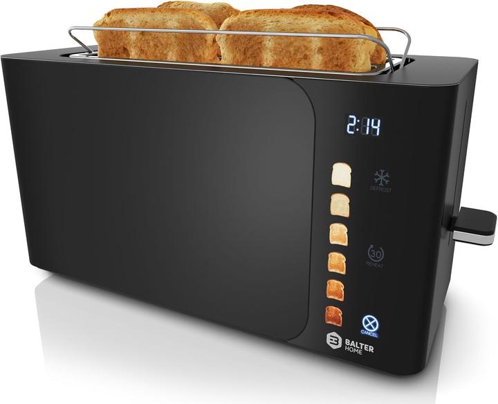 Actual product image Balter Langschlitztoaster TS-44 mit Touch-Bedienung und LCD Display