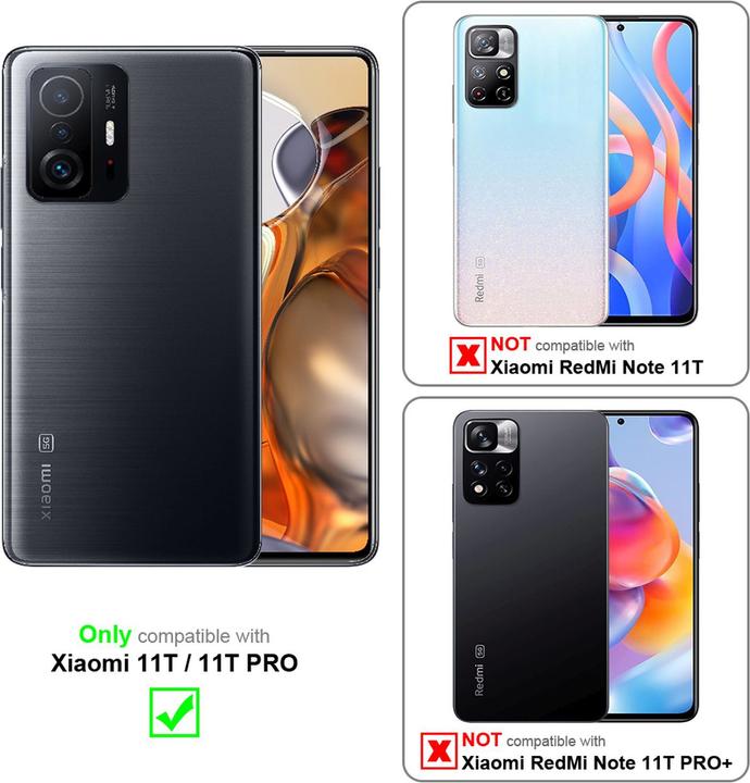 Image du produit Cadorabo Housse TPU 360 degrés pour Xiaomi 11T / 11T PRO (Xiaomi 11T)