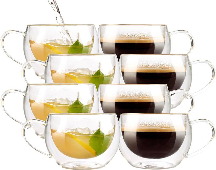 Produktbild Cucina di Modena Doppelwandiges Kaffee- & Tee-Glas, 8er-Set