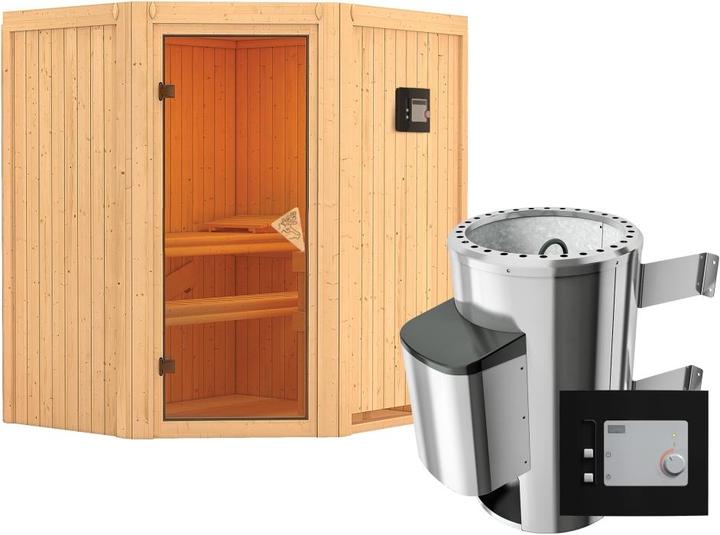 Produktbild Karibu Tonja ohne Dachkranz (Plug & Play 3,6 KW externe Steuerung)