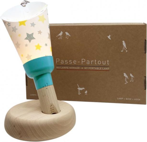 Actual product image Maison Polochon Coffret Lampe Nomade 5en1 Ciel étoilé, bleu