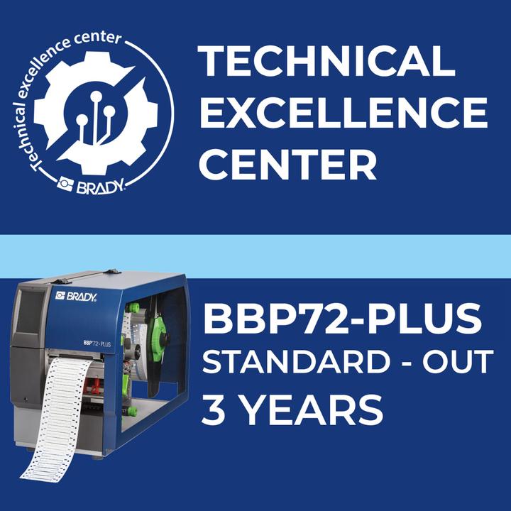 Produktbild Brady Service contract BBP72+