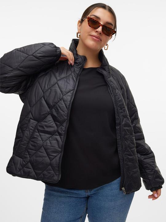 Produktbild Vero Moda Hoch geschlossen Curve Elastische Bündchen Jacke Steppjacke (48)