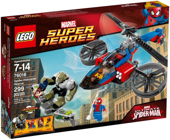 Image du produit LEGO Super Heroes Sauvetage avec l'hélicoptère Spider (76016, LEGO Marvel)