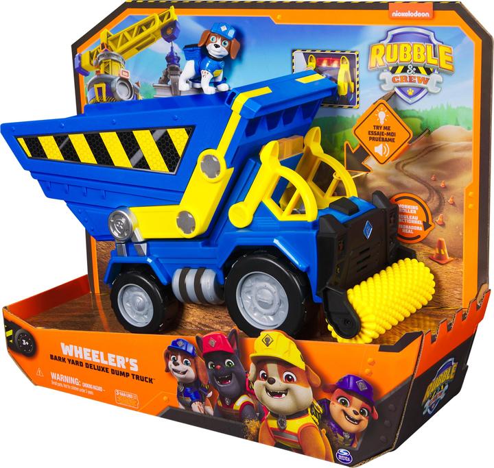 Immagine prodotto Spin Master Paw Patrol Rubble e Crew Wheeler Deluxe Truck