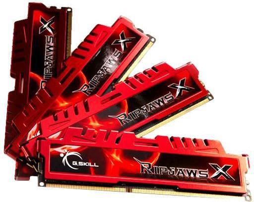 Immagine prodotto G.Skill Pamięćć RipjawsX, DDR3, 32 GB, 1600MHz, CL10 (F3-12800CL10Q-32GBXL) (1600 MHz, DDR3-RAM)