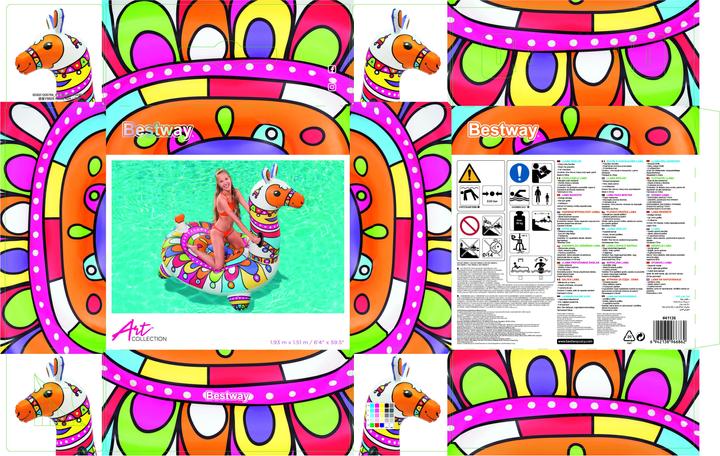 Actual product image Bestway Pop Lama Ride On