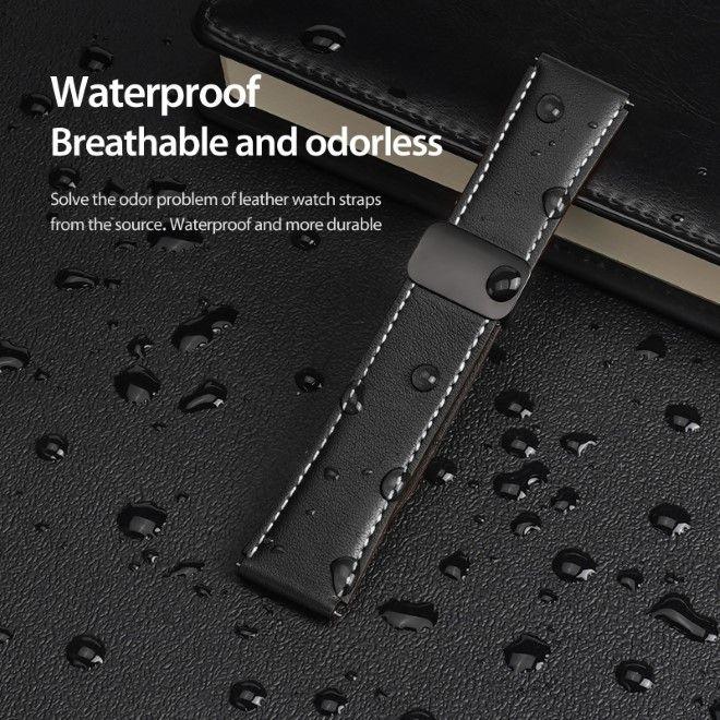 Actual product image Dux Ducis YA Series genuine leather strap (22 mm, Genuine leather, Galaxy Watch3 (45mm), Gear S3 Classic, Gear S3 Frontier)