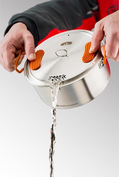 Image du produit GSI Glacier Stainless Base Camper Medium Batterie de cuisine