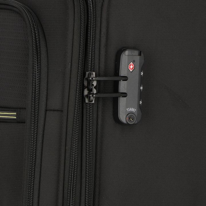 Produktbild D&N Travel Line 9704 4 Rollen Trolley L 78 cm mit Dehnfalte (107 l, L (90 - 115l))