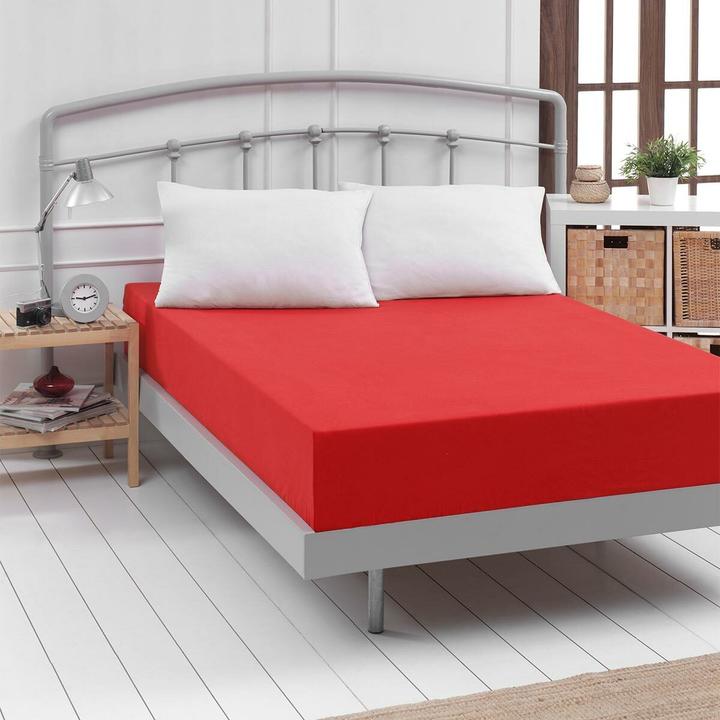 Image du produit Traumschlaf Drap-housse en cotton fin (100 x 220 cm)